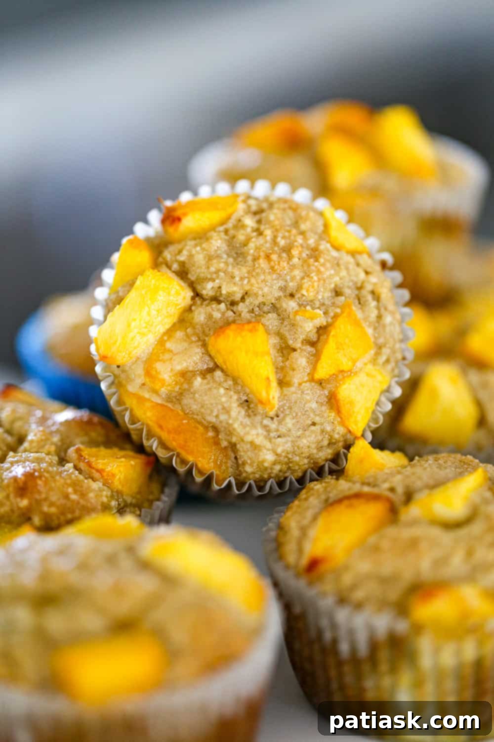 Gluten-Free & Keto Peach Muffins
