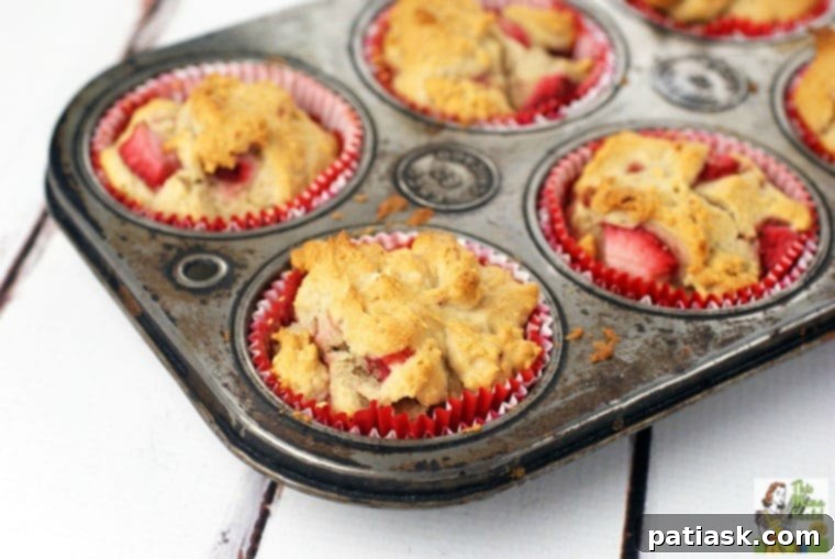 Easy Gluten Free Strawberry Yogurt Muffins @ This Mama Cooks