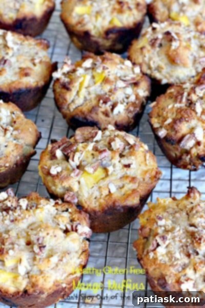 Healthy Gluten Free Mango Muffins @ Can't Stay Out of the Kitchen