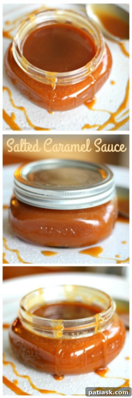 Your New Favorite Salted Caramel Sauce 9 Close-up of salted caramel sauce