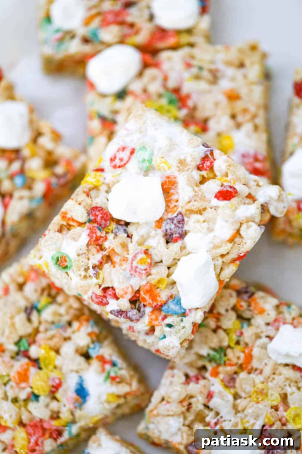 Kaleidoscope Krispie Squares 5 Rainbow Rice Krispie Marshmallow Treats