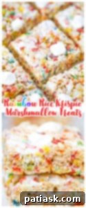 Kaleidoscope Krispie Squares 7 Rainbow Rice Krispie Marshmallow Treats