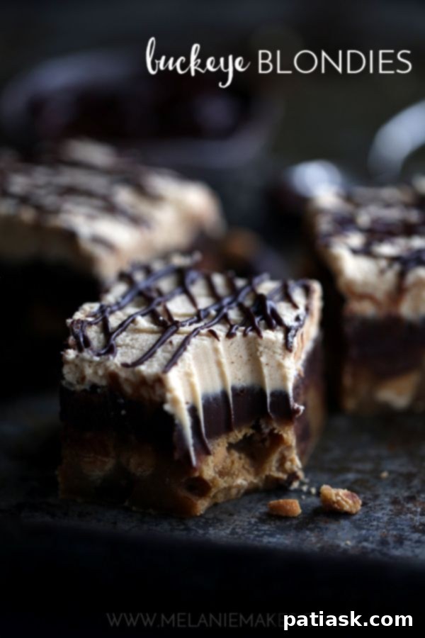 Next-Level Blondies: 10 Irresistibly Rich Recipes 8 Buckeye Blondies Bar Recipe