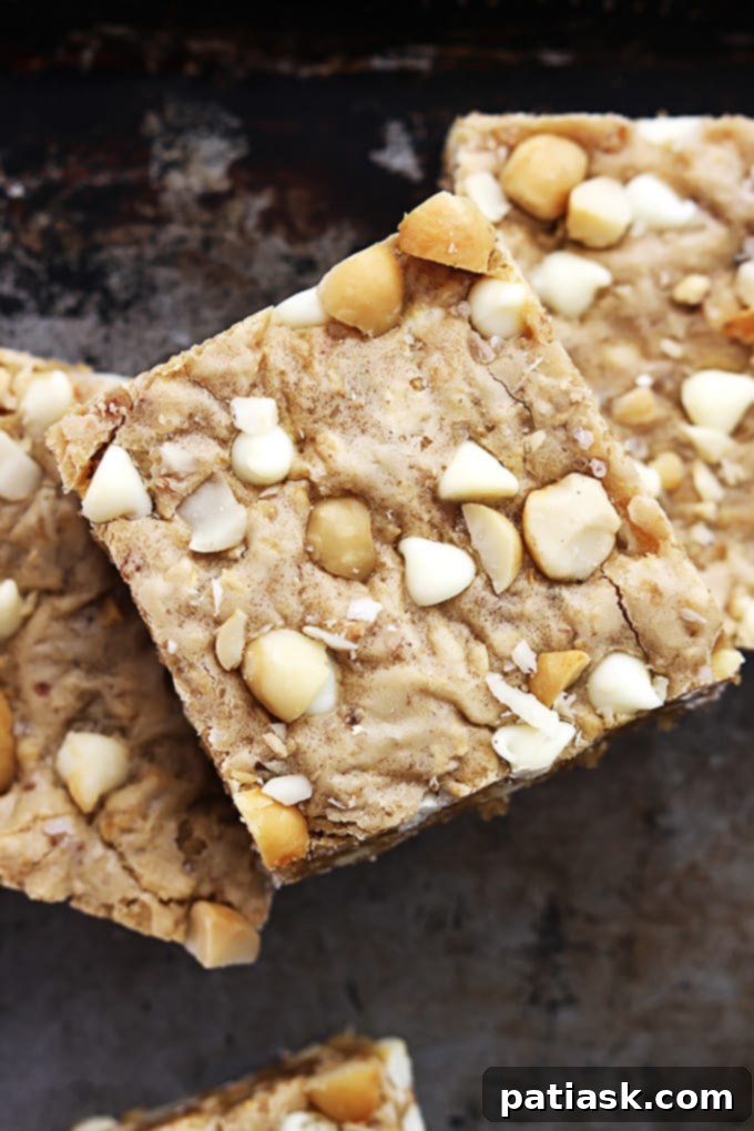 Next-Level Blondies: 10 Irresistibly Rich Recipes 10 White Chocolate Chip Macadamia Nut Blondies