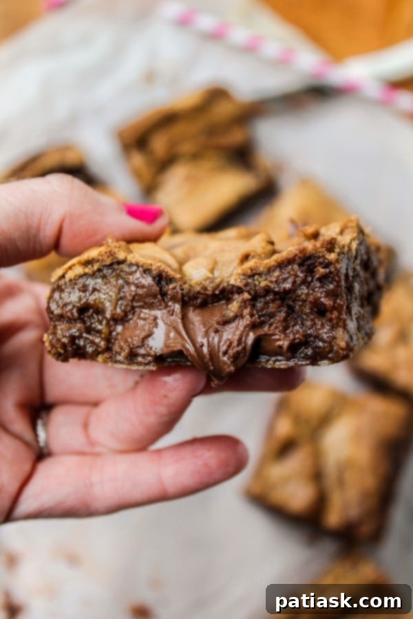 Next-Level Blondies: 10 Irresistibly Rich Recipes 5 Nutella Stuffed Browned Butter Blondies