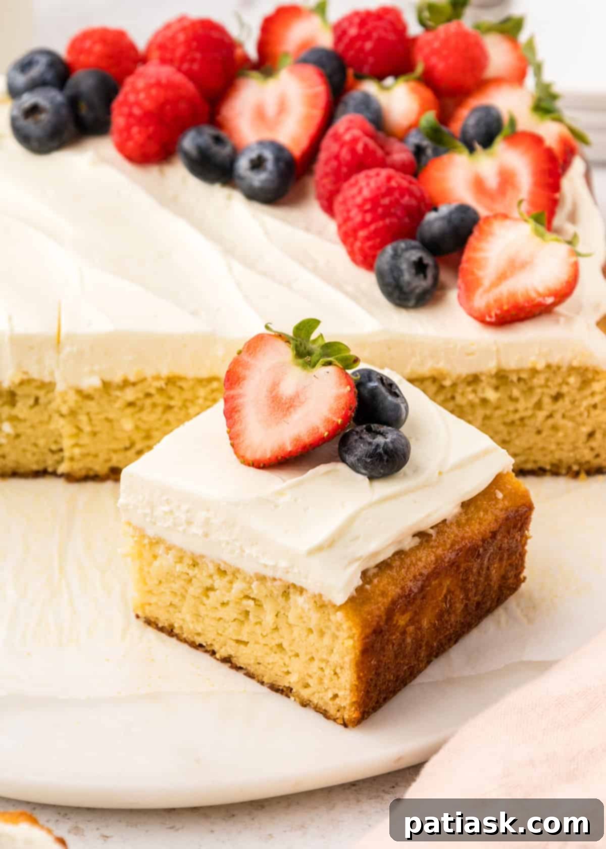36 Must-Try Snack Cakes for Every Craving 13 Soft and fluffy Vanilla Sheet Cake