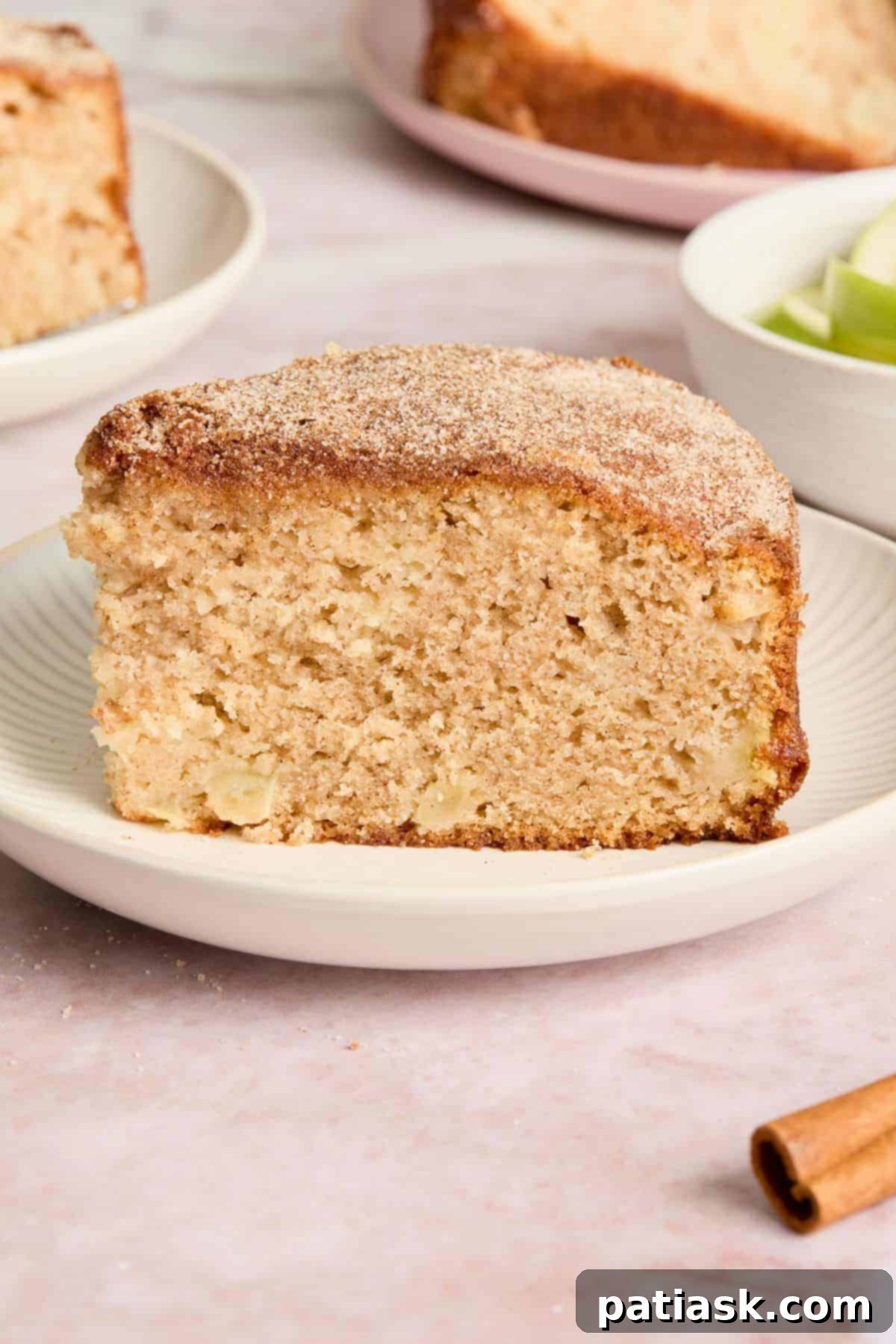 36 Must-Try Snack Cakes for Every Craving 21 Apple Tea Cake with chunks of apple and cinnamon sugar topping