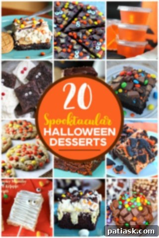 20 Hauntingly Delicious Halloween Treats 23 A selection of festive Halloween desserts.