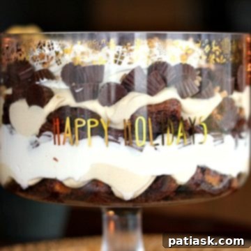 Ultimate Reese's Peanut Butter Cup Brownie Trifle
