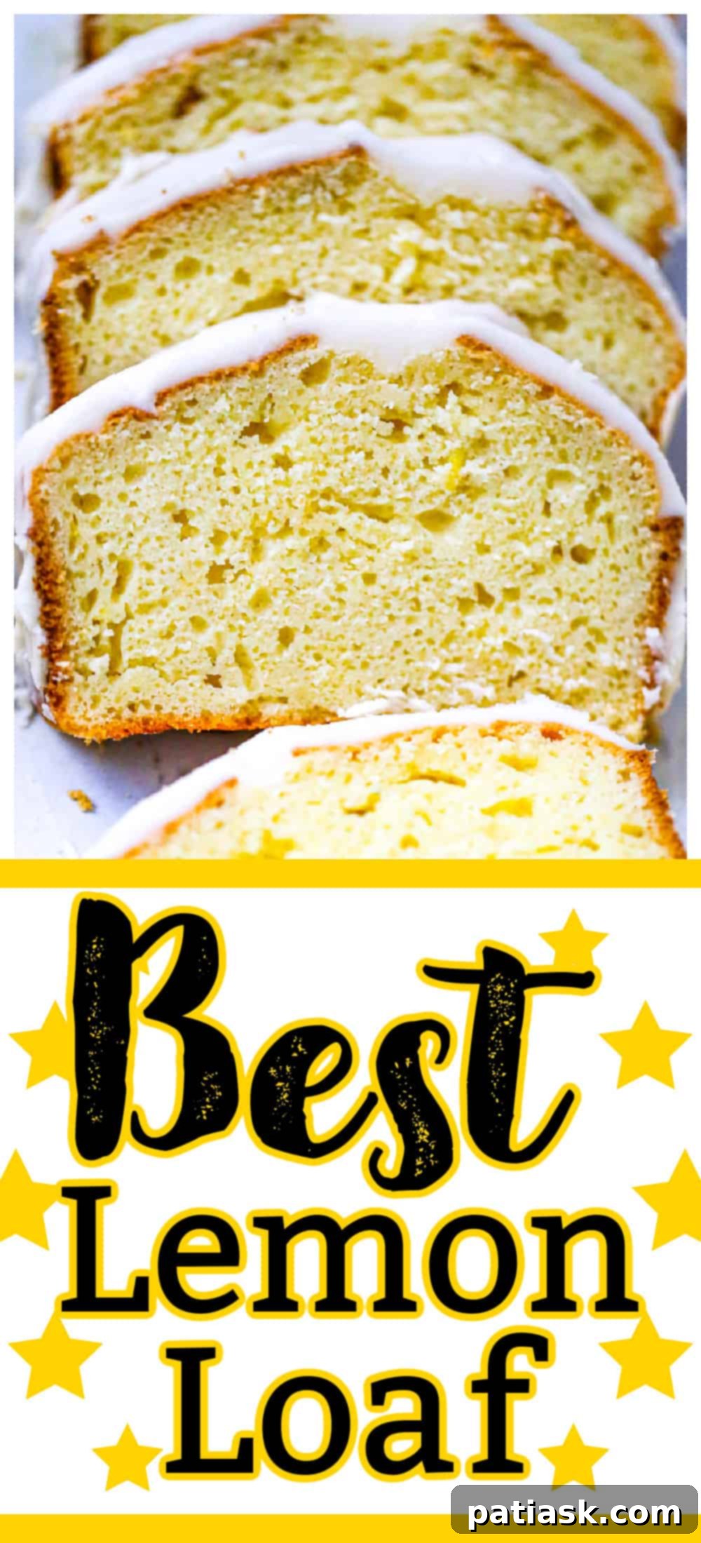 Starbucks-Inspired Glazed Lemon Loaf 11 summer dessert - Close up of lemon slices and the vibrant yellow zest.