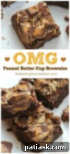 Ultimate Peanut Butter Cup Brownies 7 OMG Peanut Butter Cup Brownies