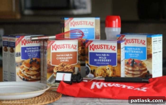 Krusteaz: Make Every Dinner Breakfast This Month 3 The Krusteaz Breakfast Night Giveaway Kit: Everything You Need for a Fun Meal