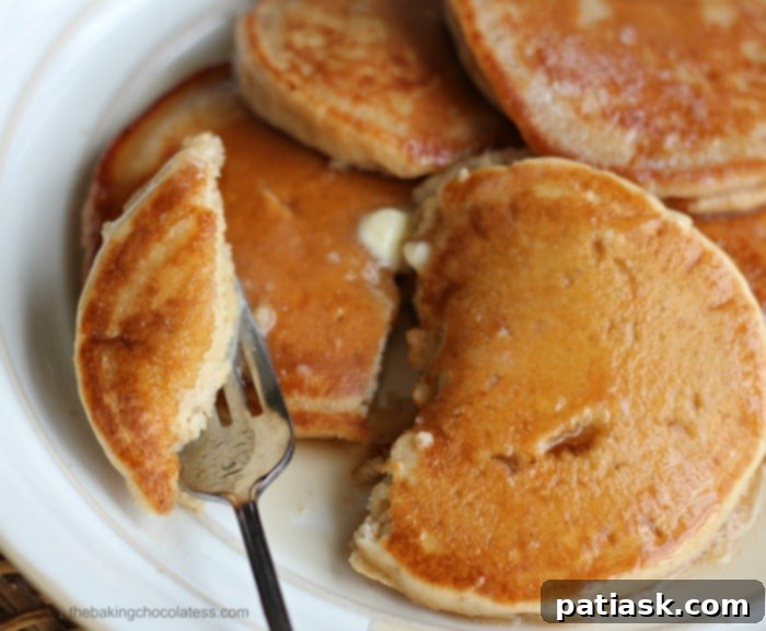 Krusteaz: Make Every Dinner Breakfast This Month 4 Fluffy Krusteaz Buttermilk Pancakes for a Hearty Dinner
