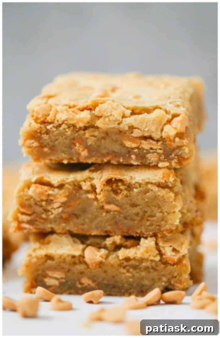 10 Sweet Treats to Celebrate Dad This Father's Day 4 Awesome Butterscotch Blondies Stack for Father's Day