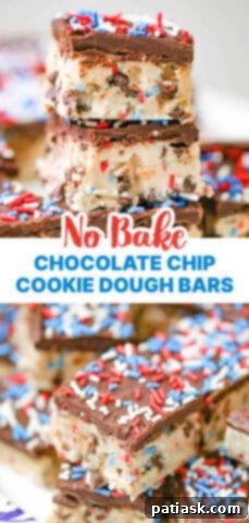 Chilled Chocolate Chip Cookie Dough Bars 10 No Bake Chocolate Chip Cookie Dough Bars