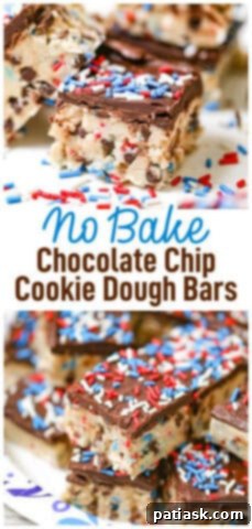 Chilled Chocolate Chip Cookie Dough Bars 11 No Bake Chocolate Chip Cookie Dough Bars