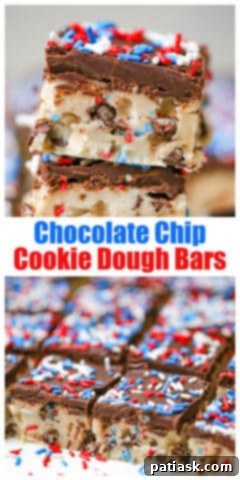 Chilled Chocolate Chip Cookie Dough Bars 9 Chocolate Chip Cookie Dough Bars