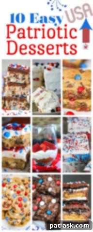 Retro Red White and Blue Explosion Cake