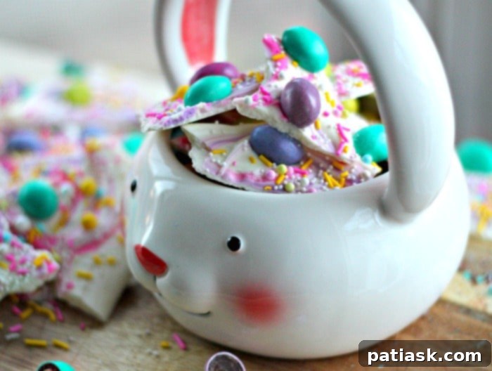 M&M® Easter Egg Chocolate Bark