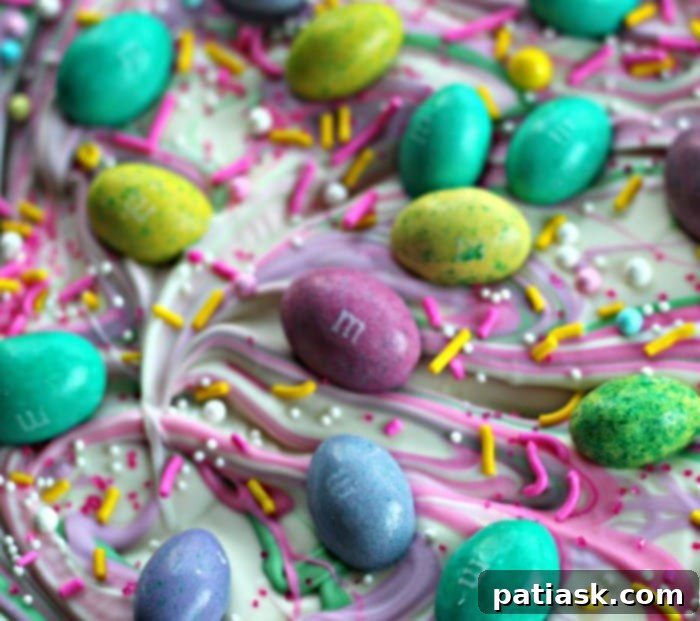 M&M® Easter Egg Chocolate Bark
