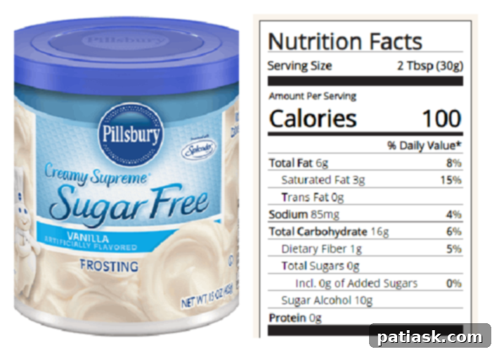 Effortless Gluten-Free Sugar Cookie Bars 6 Pillsbury Sugar-Free Vanilla Frosting tub