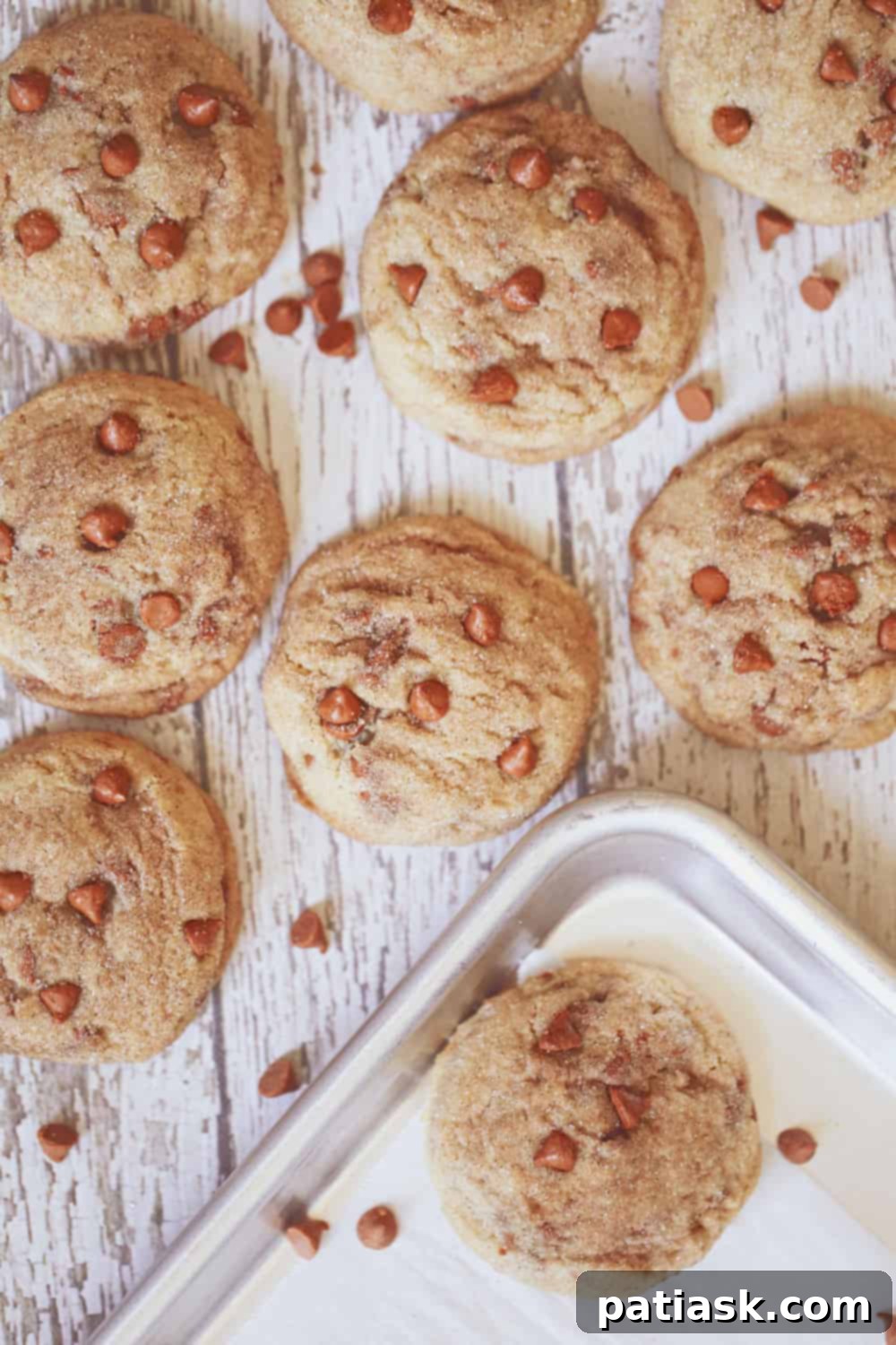 Spiced Cinnamon Snickerdoodle Delights 6 Snickerdoodle Cinnamon Chip Cookies