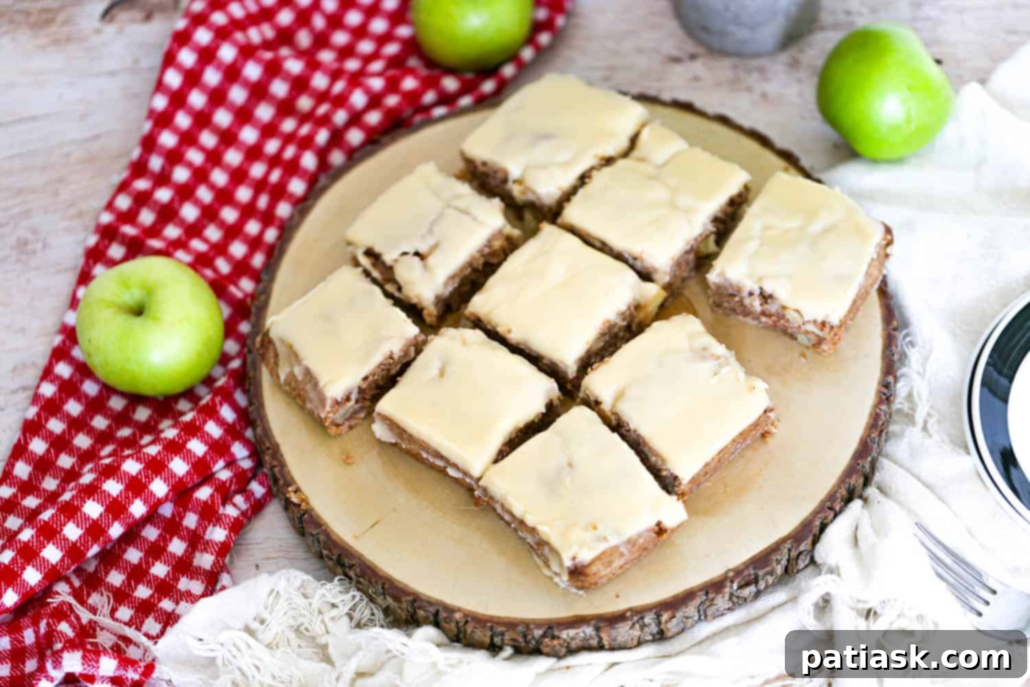 Caramel Apple Snack Cake