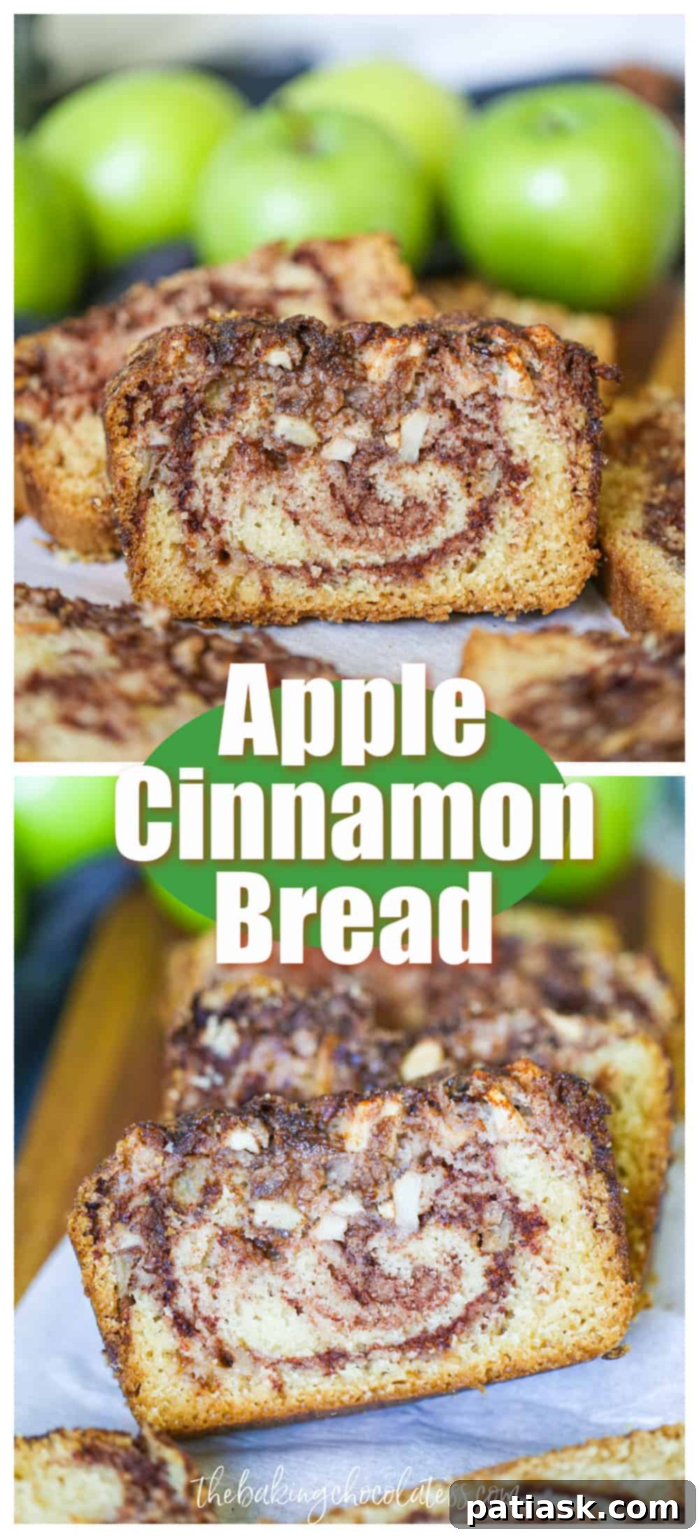 25 Irresistible Fall Desserts 17 Apple Cinnamon Bread, a gooey and comforting fall quick bread
