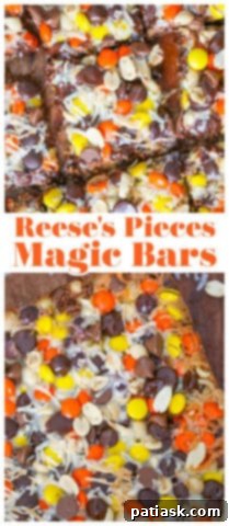 Reese's Pieces Peanut Butter Dream Bars 14 Reese's Pieces Magic Bars