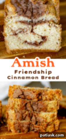 Amish Friendship Cinnamon Swirl Delight 10 Amish Friendship Cinnamon Bread, artfully arranged on a serving plate.