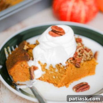 Pumpkin Pie Dream Cake 7 bite out of Pumpkin Pie Cake