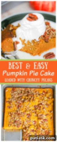 Pumpkin Pie Dream Cake 8 Close-up of a single slice of Pumpkin Pie Cake