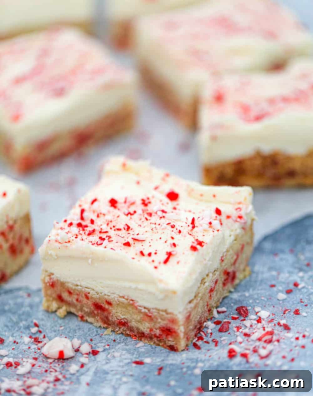 Peppermint Sugar Cookie Bars ingredients