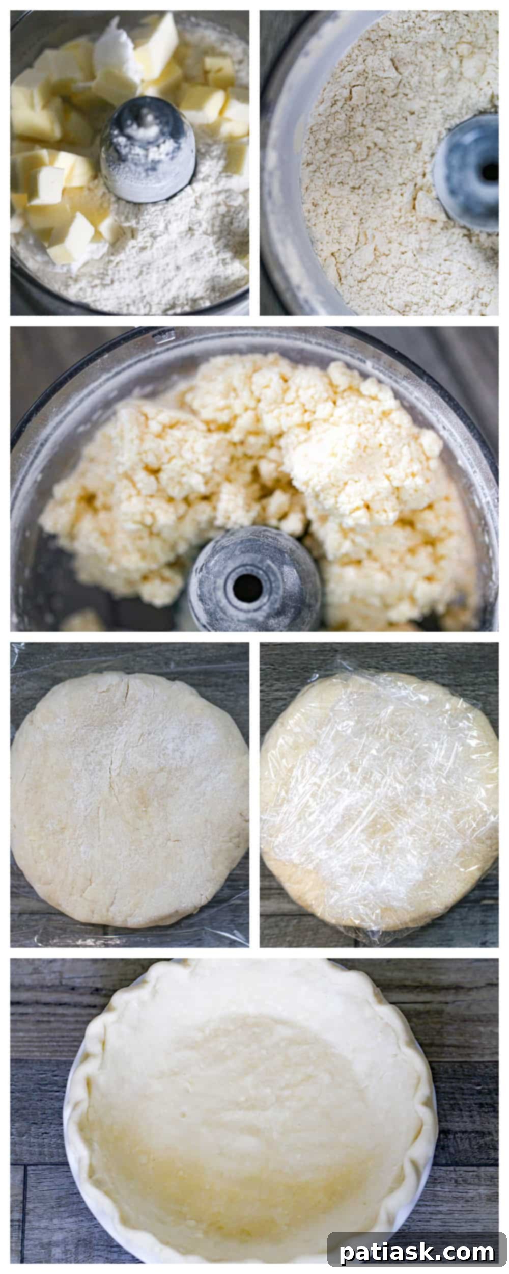 Close up of a perfectly baked pie crust