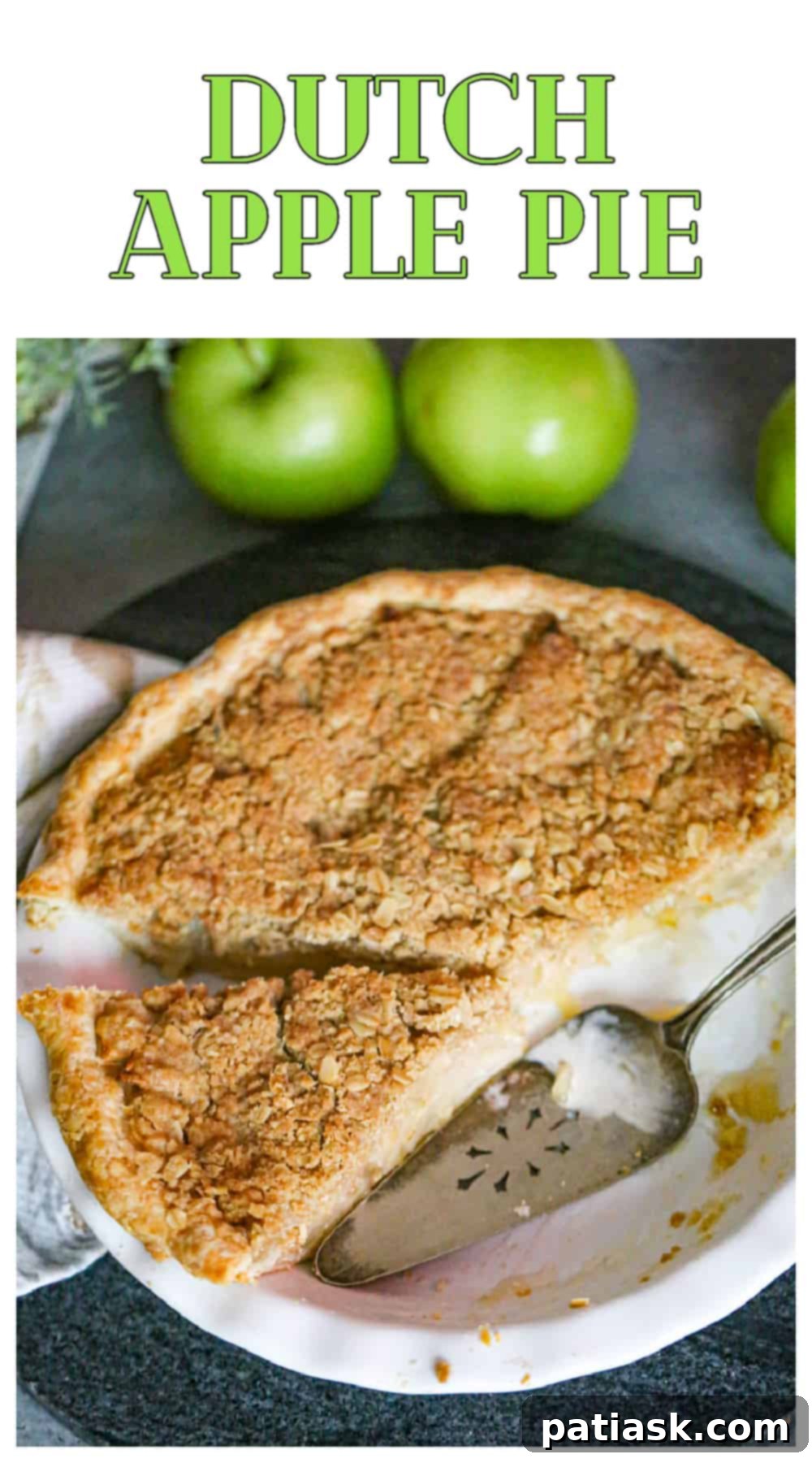 Hearty Dutch Apple Pie with Golden Oat Crumble 10 Dutch Apple Pie with Oatmeal Streusel
