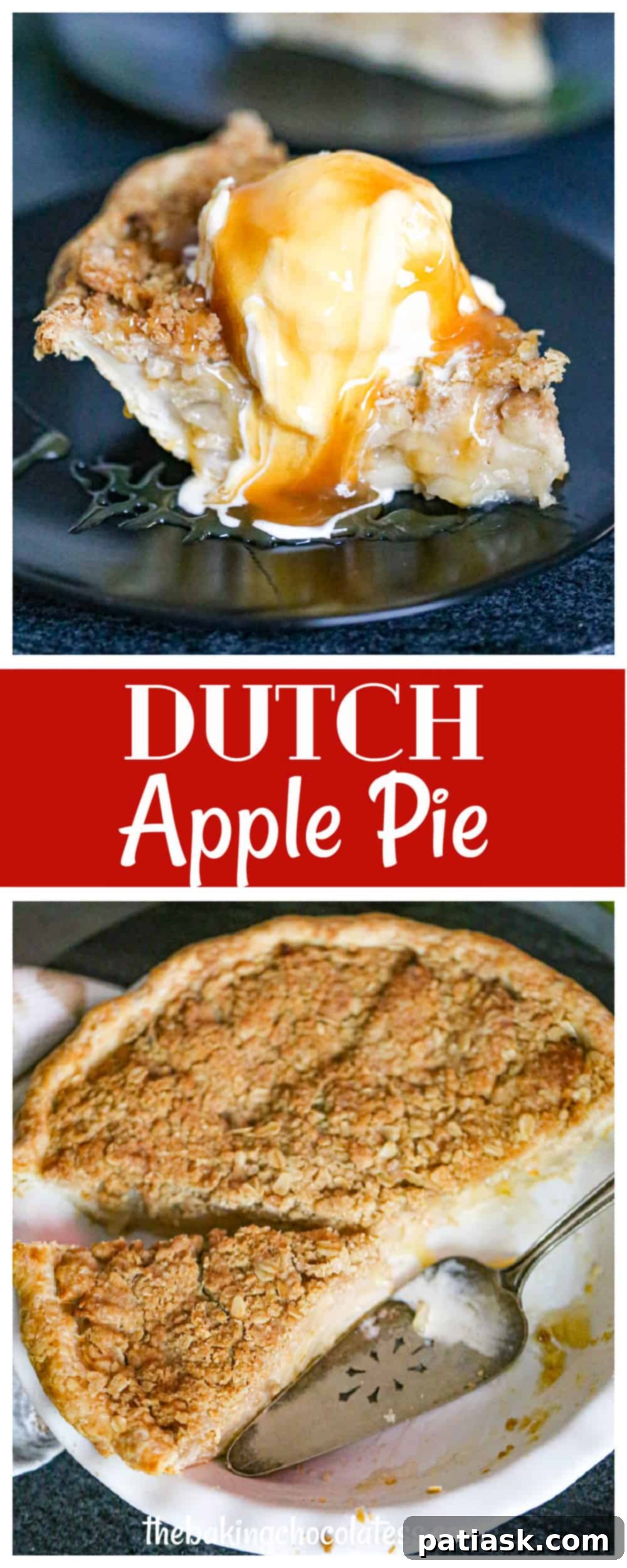 Dutch Apple Pie with Oatmeal Streusel