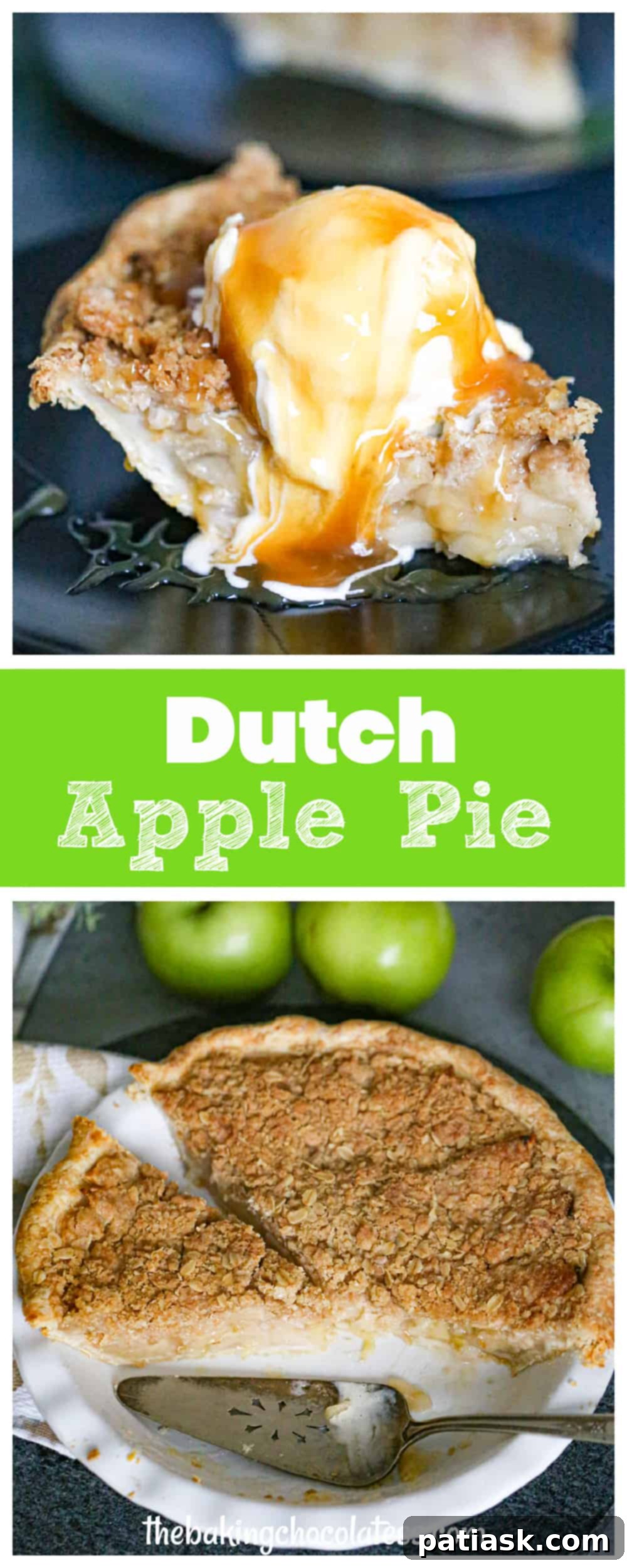 Dutch Apple Pie with Oatmeal Streusel