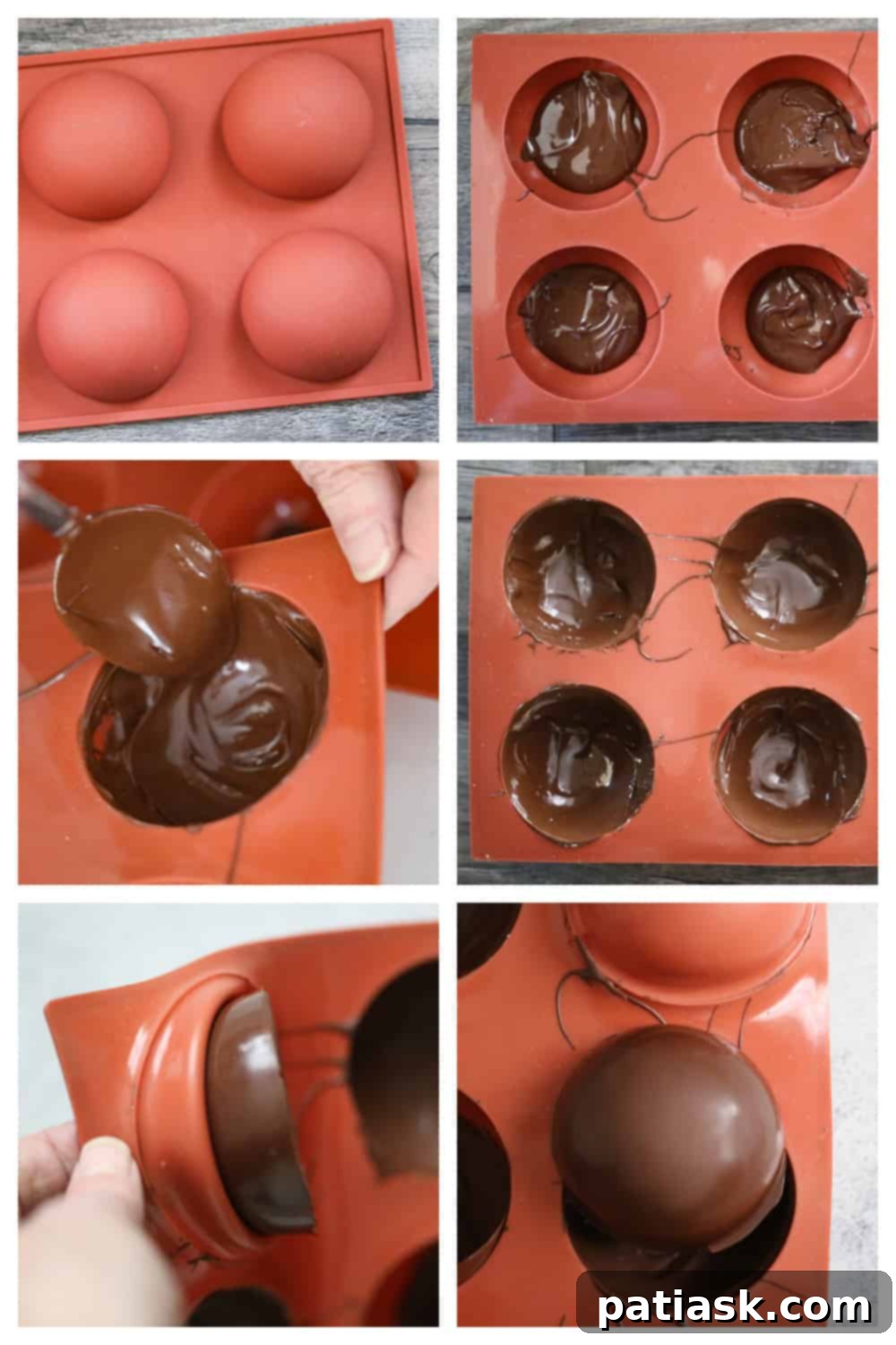 Instant Chocolate Hugs 6 Easy Hot Chocolate Cocoa Bombs recipe