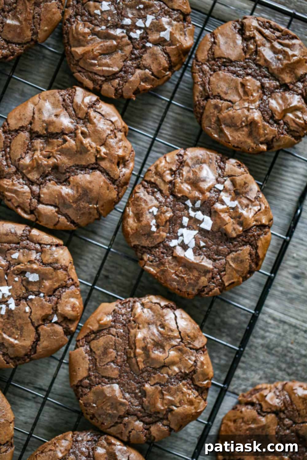 Decadent Fudgy Brownie Cookies 2 Best fudgy chocolate brownie cookies recipe