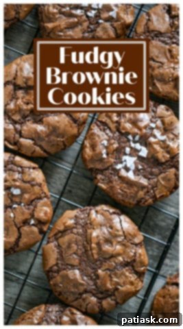 Decadent Fudgy Brownie Cookies 11 Fudgy Brownie Cookies