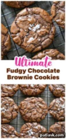 Decadent Fudgy Brownie Cookies 16 Ultimate Fudgy Chocolate Brownie Cookies