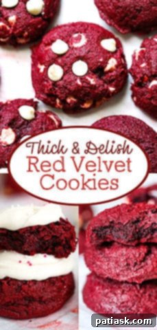 Red velvet Levain cookies with a white chocolate chip inside