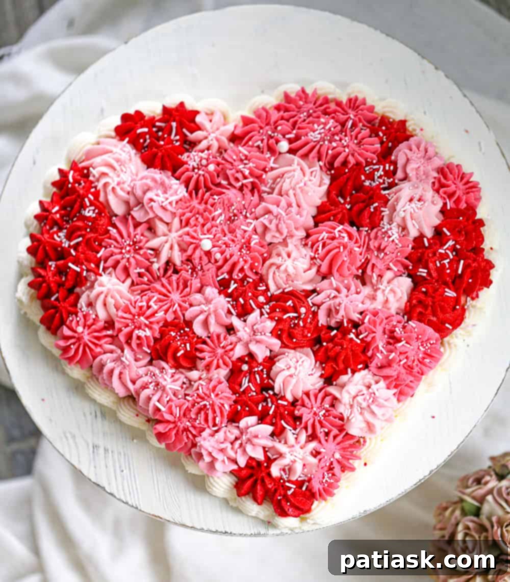 How to Make a Heart-Shaped Valentine's Day Cake