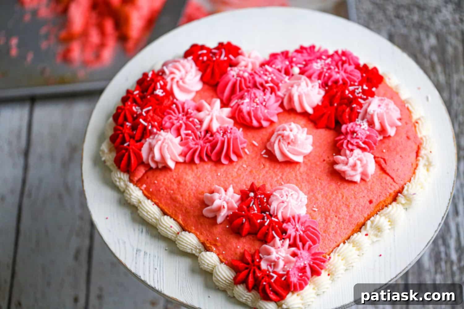 How to Make a Heart-Shaped Valentine's Day Cake