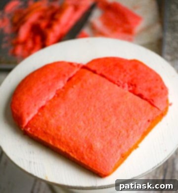 How to Make a Heart-Shaped Valentine's Day Cake