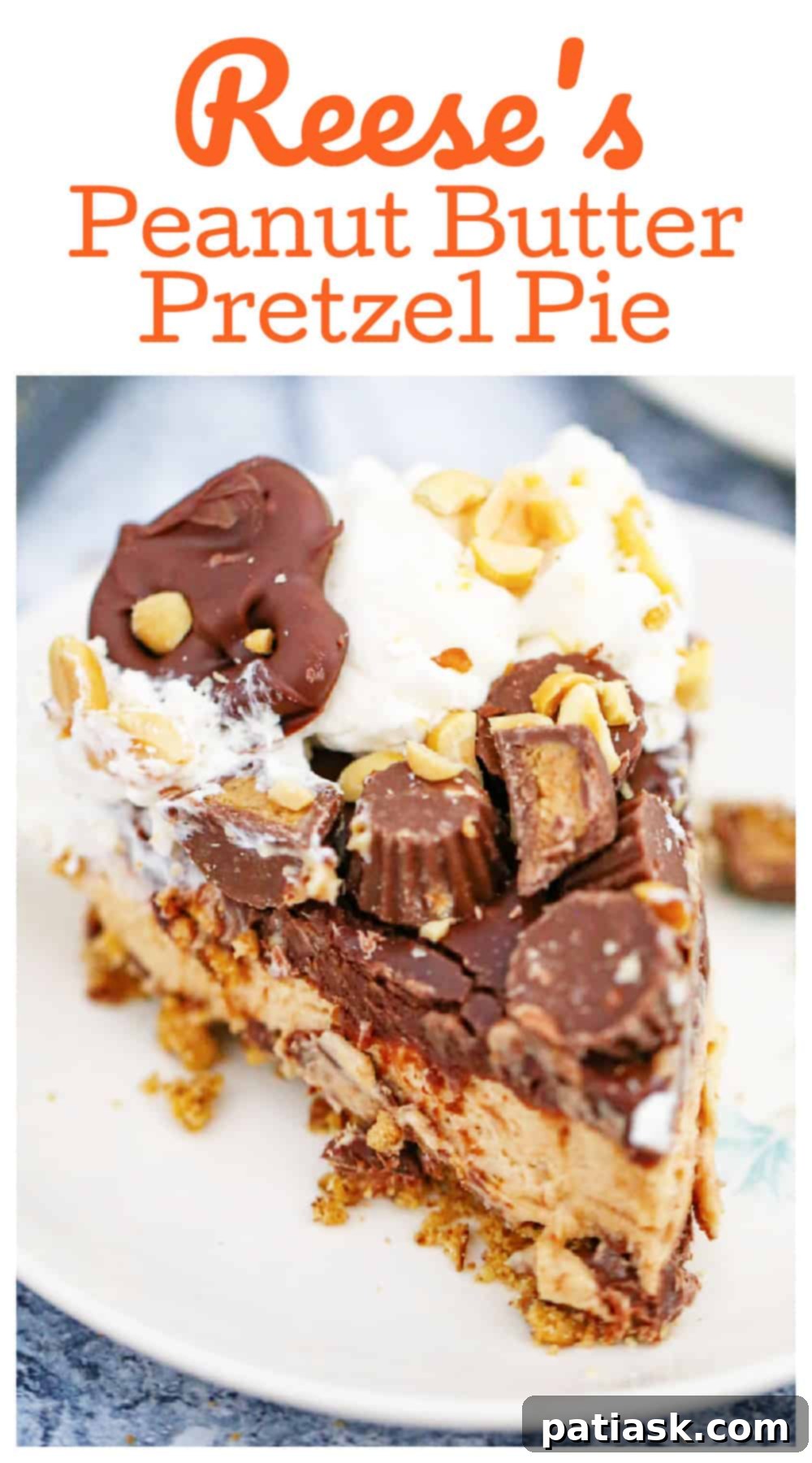 Reese's Peanut Butter Pretzel Pie
