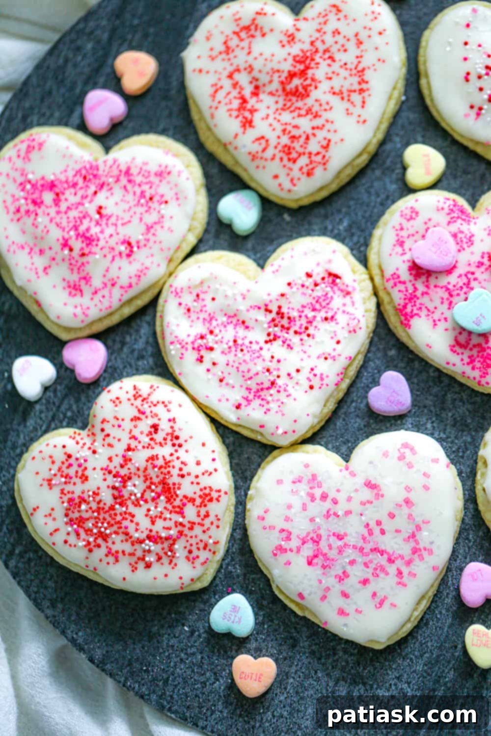 Love-Infused Vanilla Frosted Sugar Cookies 2 Easy Valentine Sugar Cookies with Vanilla Buttercream Icing