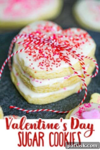 Love-Infused Vanilla Frosted Sugar Cookies 14 valentines day sugar cookies
