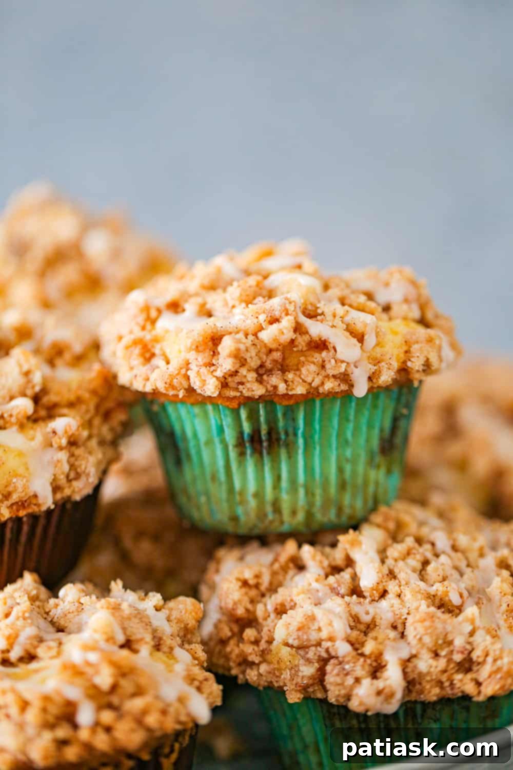 Cinnamon Streusel Muffins 6 cinnamon coffee cake muffins