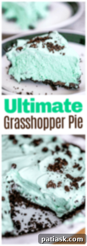 Grasshopper Pie dessert art